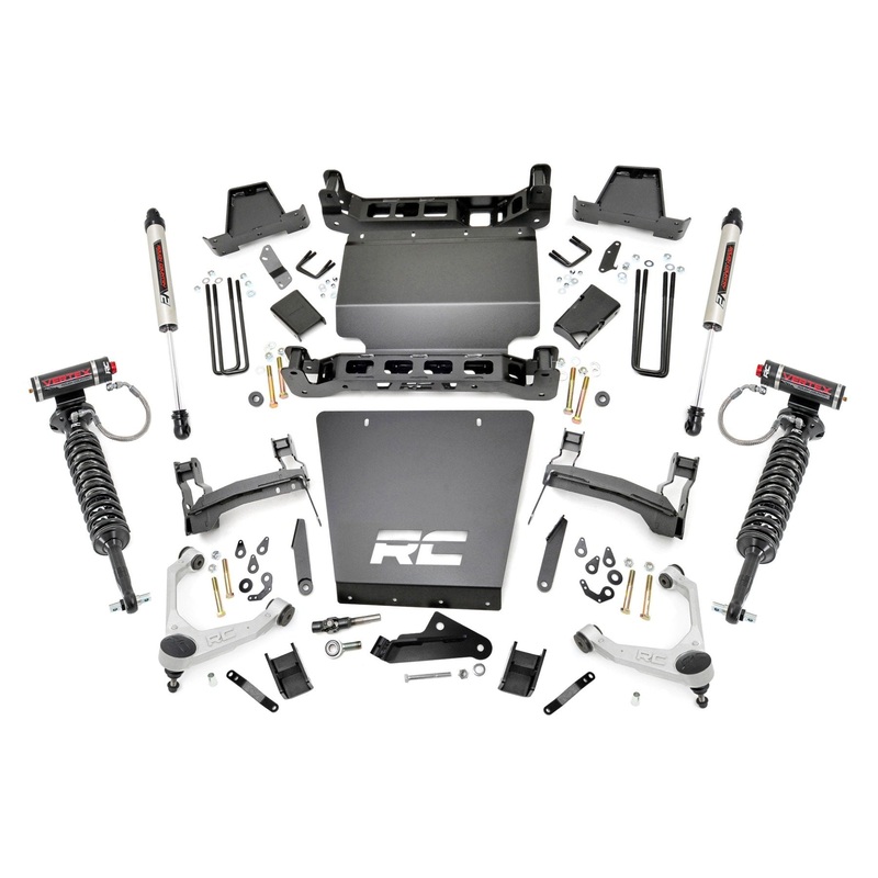 7 Inch Stamped Steel LCA Lift Kit | Forged UCA | Bracket | Vertex/V2 Shks | Chevy/GMC 1500 (16-18)