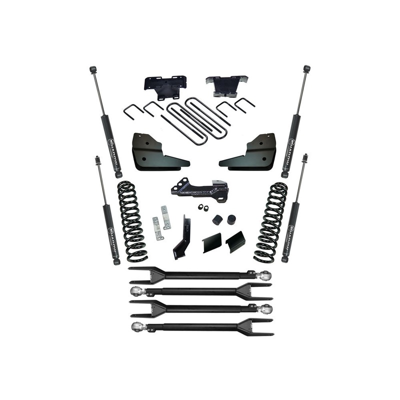 4″ 4-Link Lift Kit – 23-24 F-250/F-350 4WD – Diesel – w/ SL Shocks K1068