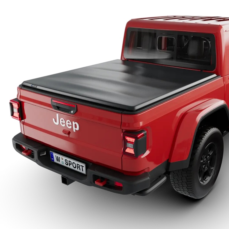 Tonneau Covers I WORKSPORT  2020-2025 JEEP Gladiator JT SC3 Vinyl Trifold Soft Tonneau Cover
