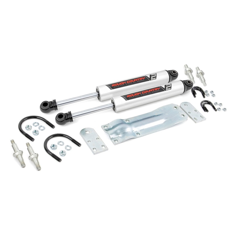 V2 Steering Stabilizer | Dual | Chevy/GMC C10/K10 C15/K15 Truck/Half-Ton Suburban/Jimmy 4WD
