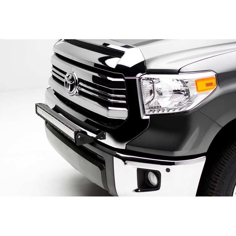 ZROADZ Z329641-KIT Black Mild Steel Front Bumper Top LED Kit Fits 2014-2021 Toyota Tundra
