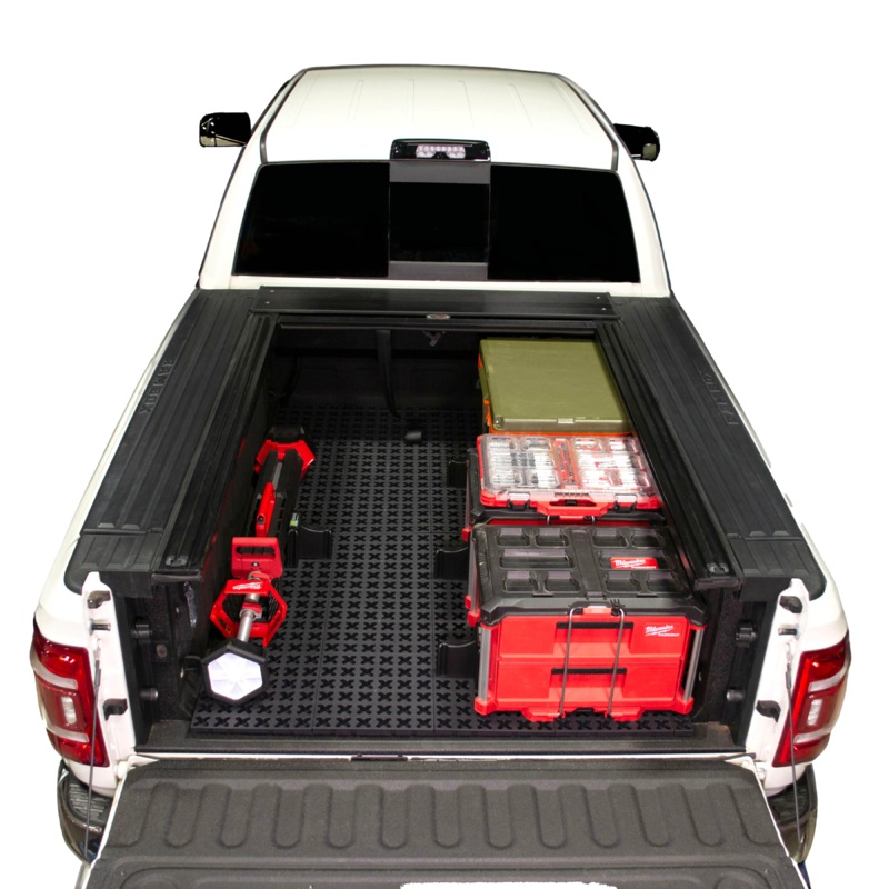 Tmat Truck Bed Organizer Slide Out Mat | Universal Fit for Long Beds 8′ to 8’2″