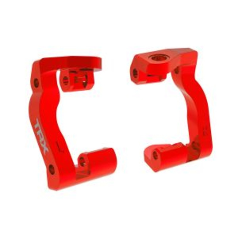 Traxxas Mini Maxx Aluminum Caster Blocks Red