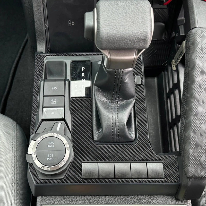 Tufskinz Center Console Accent Overlay for Tacoma (2024-2025)/ 4Runner (2025-2026)