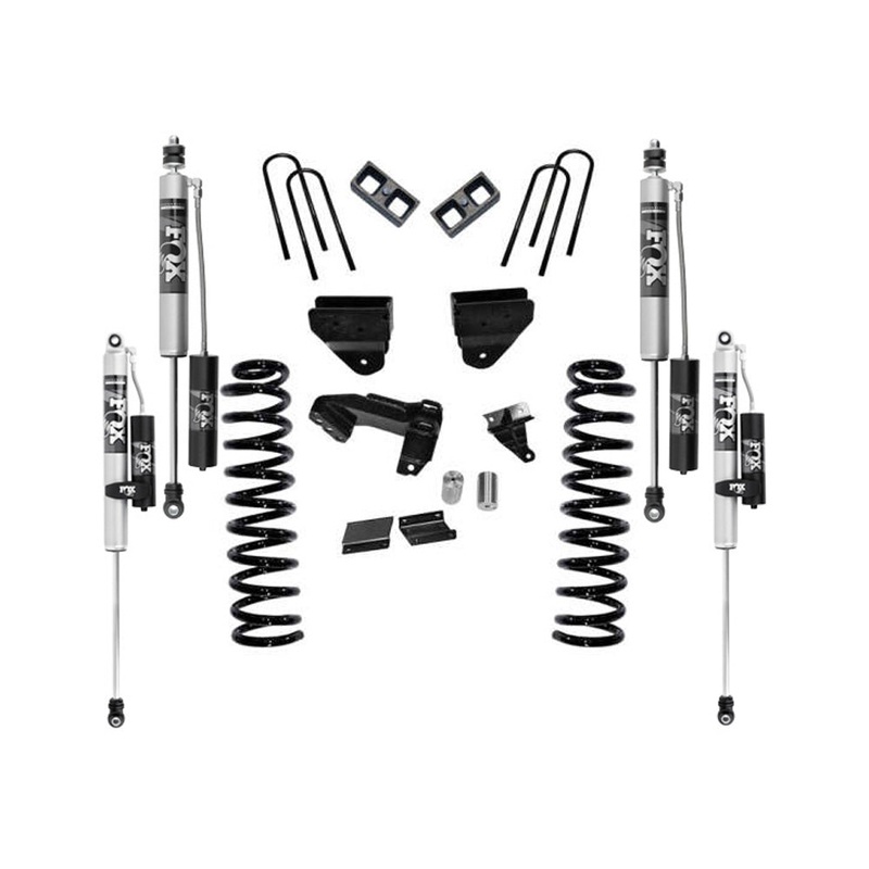 4″ Lift Kit w/ FOX 2.0 ResShocks – 11-16 F2/350 4WD Dsl w/o4Link Arms w/oRadArms K876FX