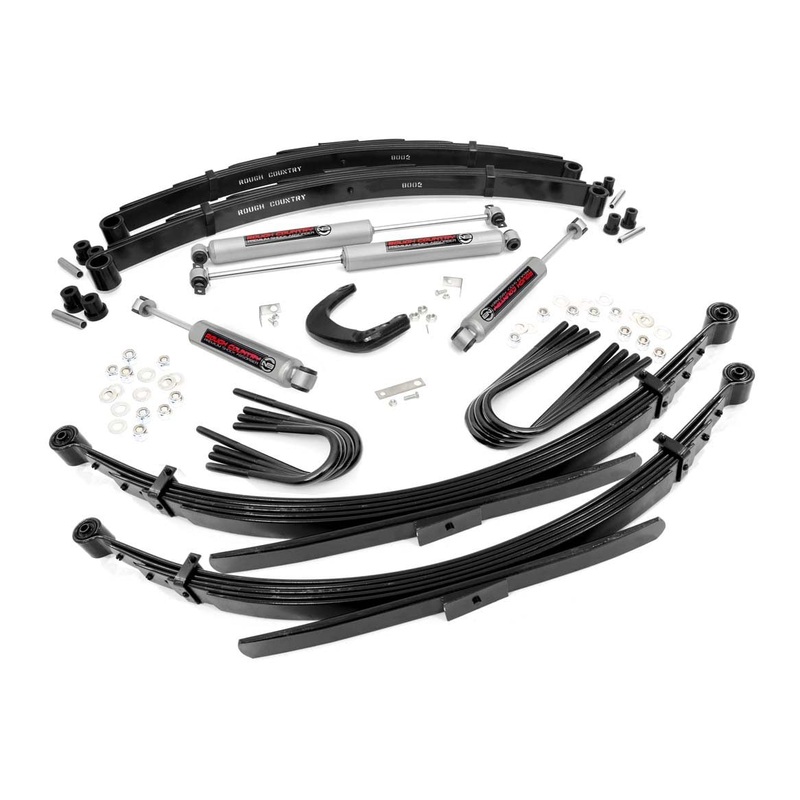 4 Inch Lift Kit | 52 Inch RR Springs | Chevy/GMC 3/4-Ton Suburban/C25/K25 Truck (77-87)
