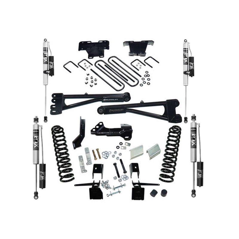 4″ Lift Kit w/ FOX 2.0 Reservoir Shocks – 17-22 F250/350 4WD Dsl w/ Radius Arms K165FX