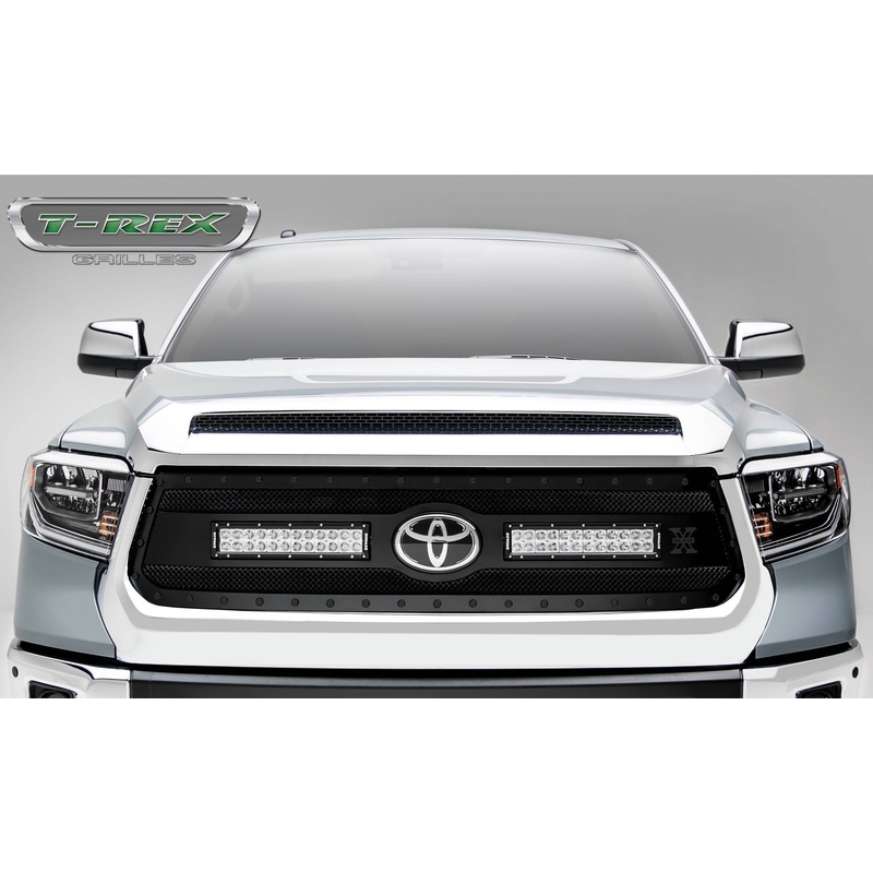 T-REX Grilles 6319661-BR Black Mild Steel Small Mesh Grille Fits 2018-2021 Toyota Tundra