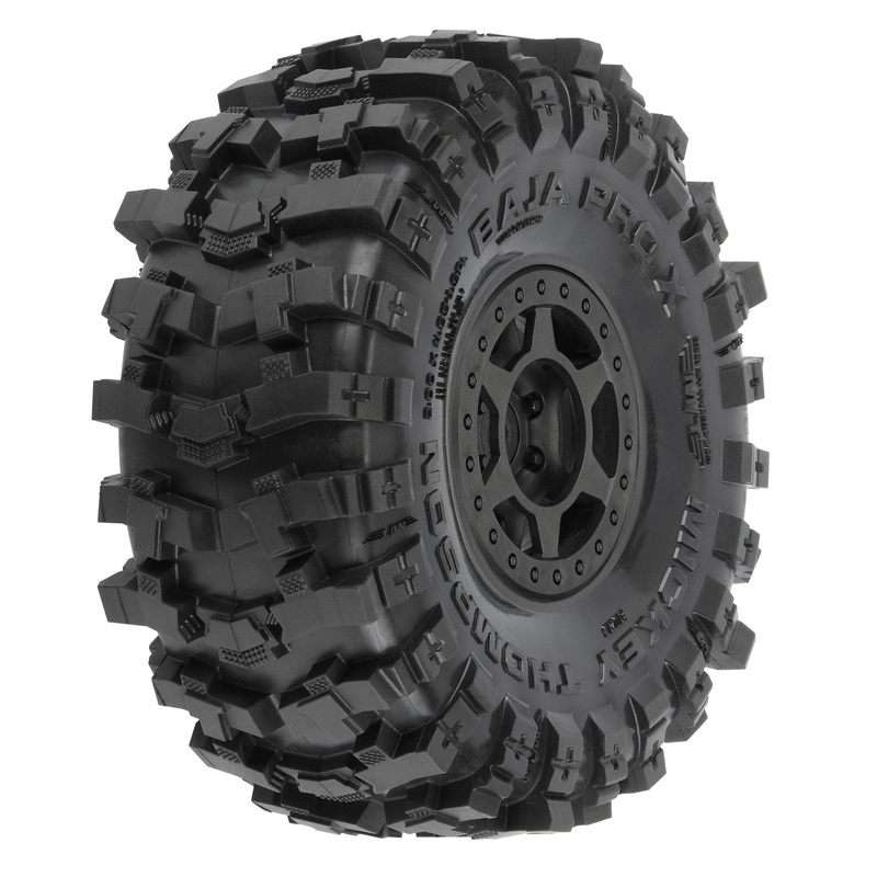 Pro-Line 1/10 Mickey Thompson Baja Pro X G8 F/R 1.9″ MTD 12mm Blk Holcomb (2)