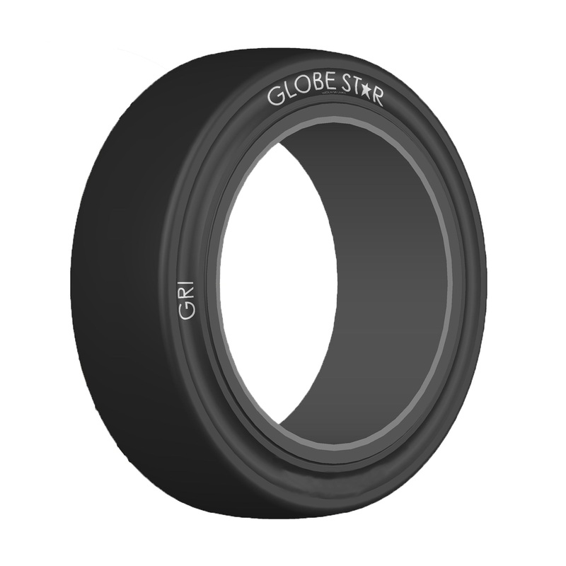10 1/2 x5x 6 1/2 (267/127-165) GRI GLOBESTAR Press On Band, Smooth, Solid, Black