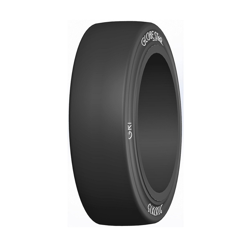 14×4 1/2×8 (356/114-203) GRI GLOBESTAR Press On Band, Smooth, Solid, Black