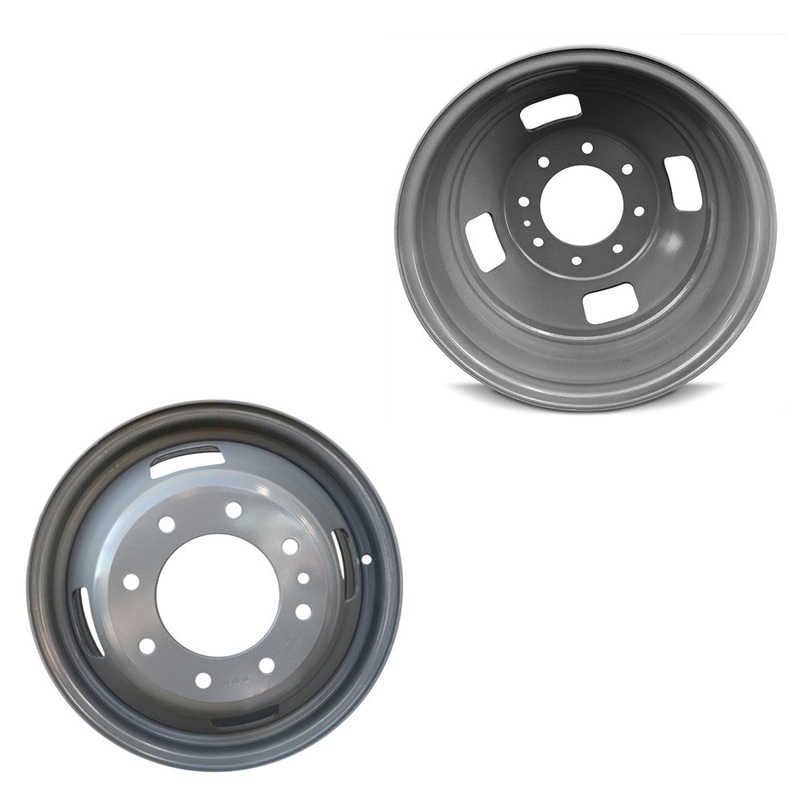 17×6.5 Road Ready RRW-3615 Grey 05-UP FORD 19-UP DODGE DUALLY Wheels 8×200 Set of 6 (Fits Stock Tire Sizing)