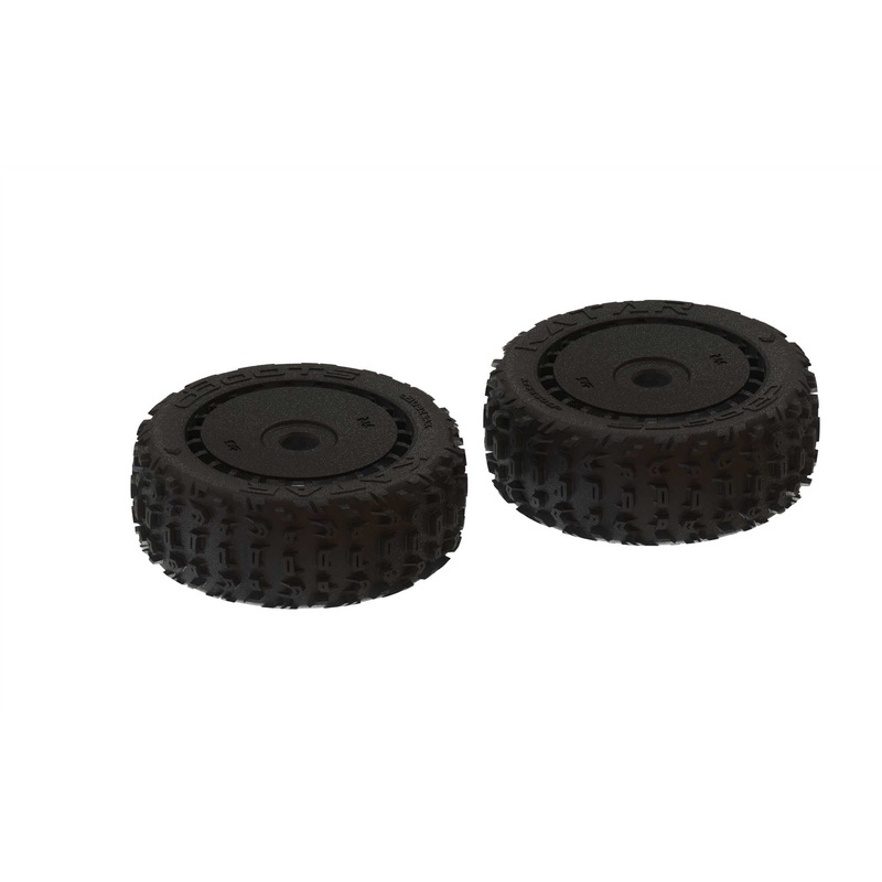 Arrma dBoots ‘Katar B 6S’ Tire Set Black – Pair