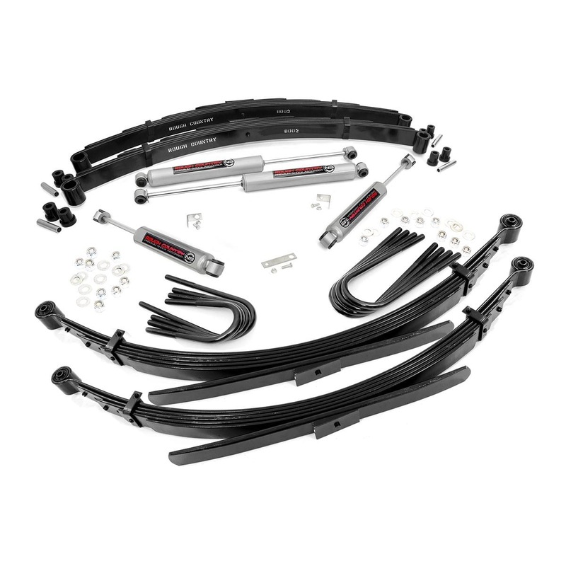 2 Inch Lift Kit | 52 Inch RR Springs | GMC Half-Ton Suburban/Jimmy 4WD (88-91)