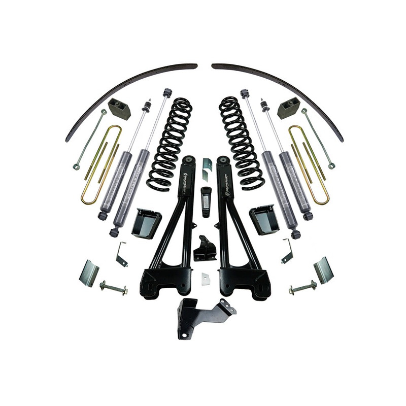 8″ Lift Kit – 11-16 F250/F350 4WD – Dsl w/ Replacement Radius Arms w/ Bil Shocks K991B