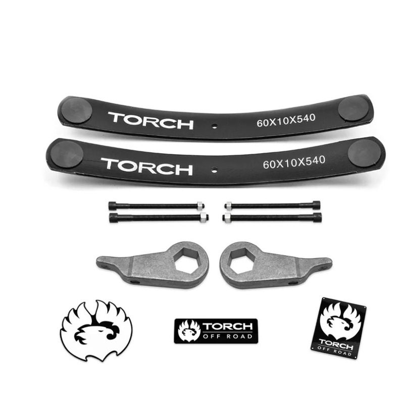 TORCH 1998-2011 Ford Ranger 3″ Lift Kit with Add a Leafs (Torsion Suspension)