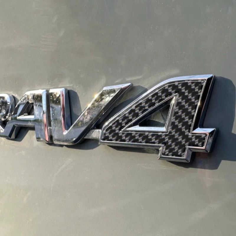 Tufskinz Rear Emblem “4” Letter Inserts for Rav4 (2019-2024)