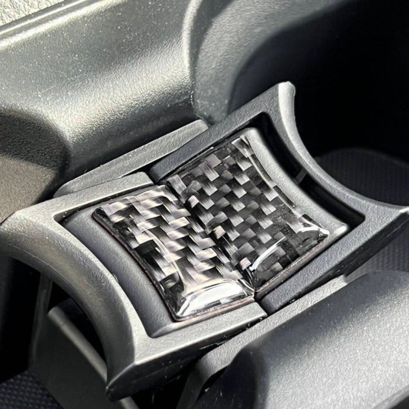 Tufskinz Center Console Cup Holder Divider Overlays (2016-2023  Tacoma)