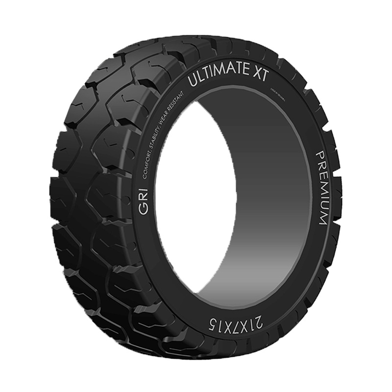 18x6x12 1/8 (457/152-308) GRI ULTIMATE XT Press On Band, LUG, Solid, Black