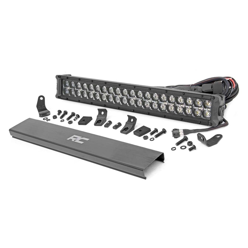 20 Inch Black Series LED Light Bar | Dual Row | Amber DRL