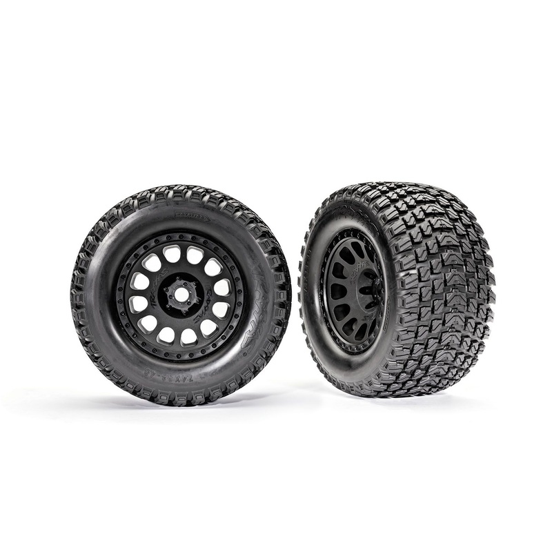 Traxxas t&w xrt race black wheel grvx tire