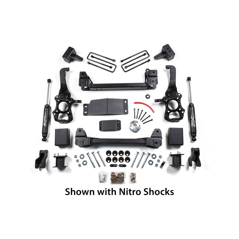 Zone Offroad 4″ Suspension System 2015-2020 Ford F-150 4WD F47N