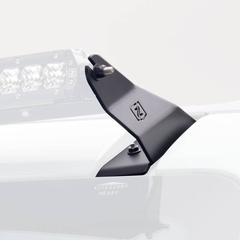 ZROADZ Z335401 Black Mild Steel Front Roof LED Bracket Fits 2021-2023 Ford Bronco