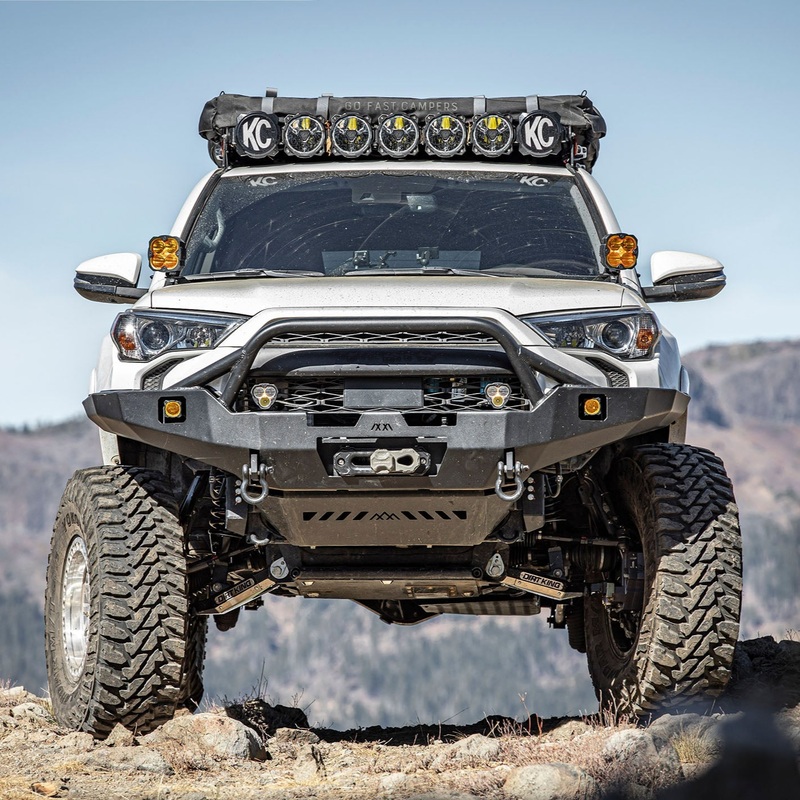 Backwoods Adventure Mods Hi-Lite Overland Front Bumper with PreRunner Bull Bar for 4Runner (2010-2024)