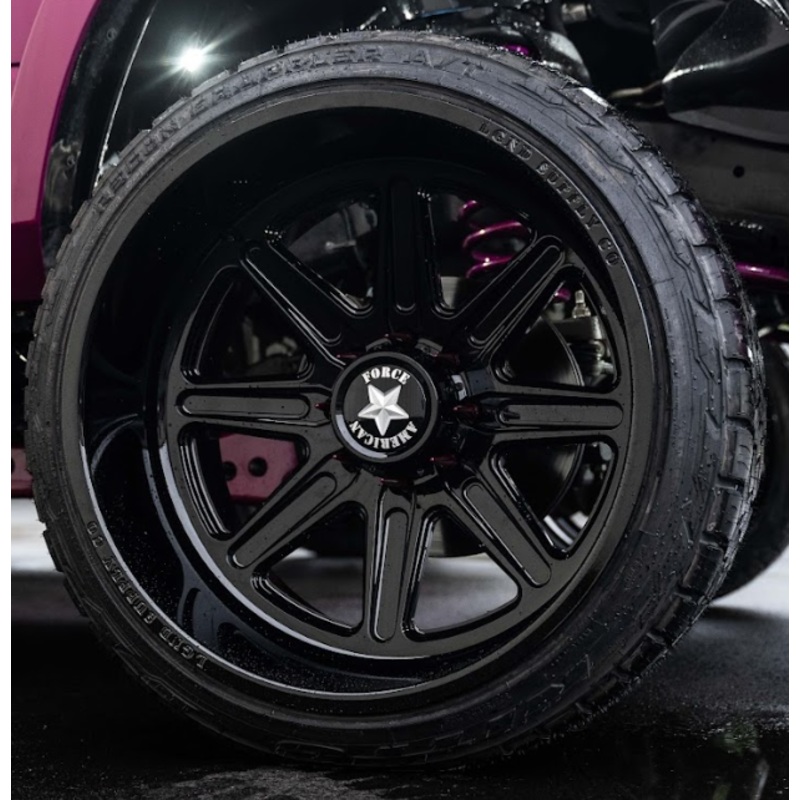 2021 RAM 2500 Limited Megacab Cummins – American Force Peak Concave Wheels Pre-Mounted on Nitro Recon Grappler A/T Tires