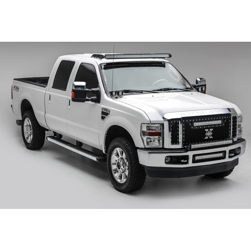ZROADZ Z335461-KIT-C Black Mild Steel Front Roof LED Kit Fits 1999-2016 Ford F-250 F-350 F-450 F-550