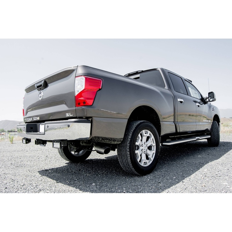 ZROADZ Z387581-KIT Black Mild Steel Rear Bumper LED Kit Fits 2016-2019 Nissan Titan