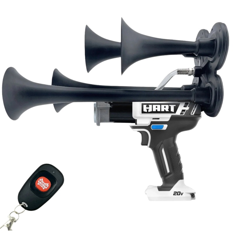 BossHorn Quad Horn Hart Train Horn Gun: Quad Impact Air Horn