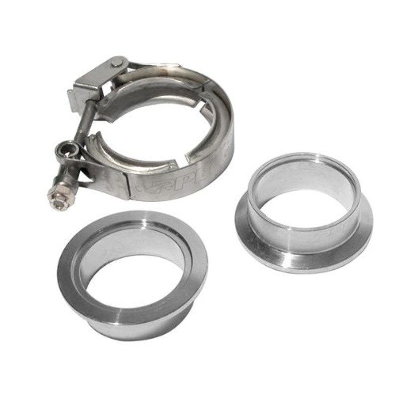 1.75 Inch QR Aluminum V-Band 3 Pc Set 1C 1M 1F PPE Diesel