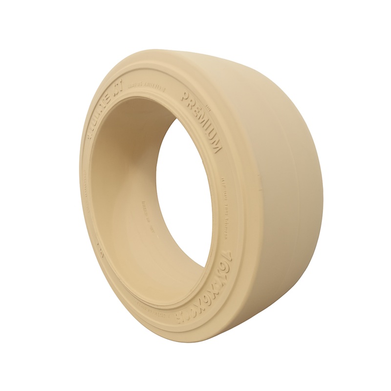 10x5x6 1/2 (254/127-165) GRI ULTIMATE XT Press On Band, Non-Marking, Smooth, Solid, White