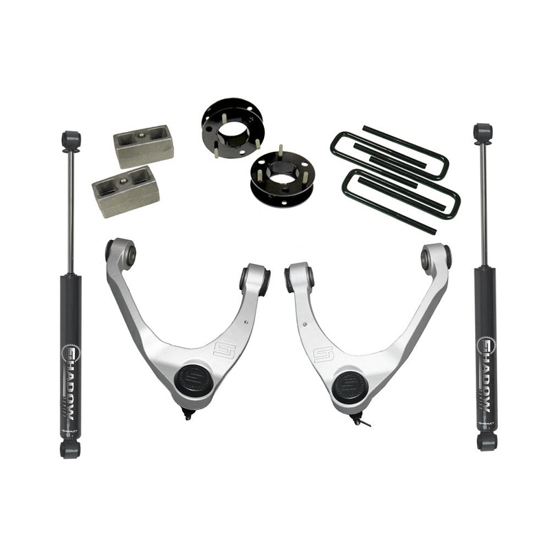 3.5″ Upper Ctrl Arm Kit-14-18 GM 1500 2WD w OE Al or SS Ctrl Arms w SL Rr Shcks 3800