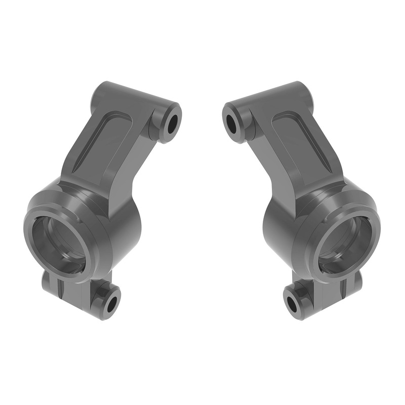 Traxxas Mini Maxx Aluminum Stub Axle Carriers GRAY