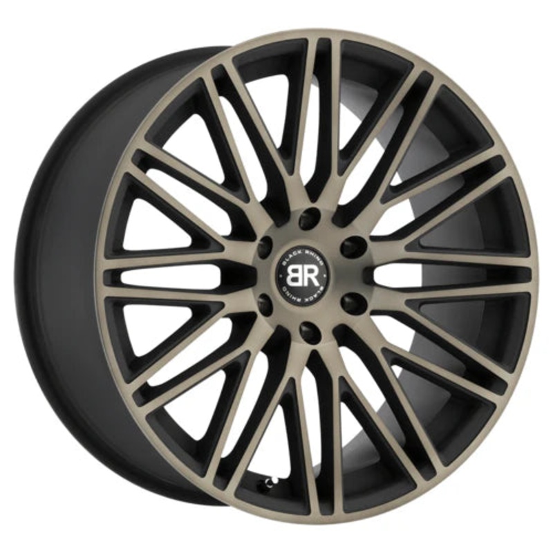 Black Rhino Wheels – Zulu 22×10″ 30mm Offset 6 Lug (6×135) | Matte Black W/ Machined Face & Dark Matte Tint