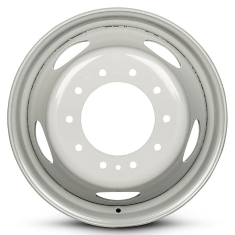 19.5×6 Road Roady RRW-F550 Grey FORD F-450/F-550 DODGE 4500/5500 DUALLY Steel Wheels 10×225 Set of 4 (Fits Stock Tire Sizing)