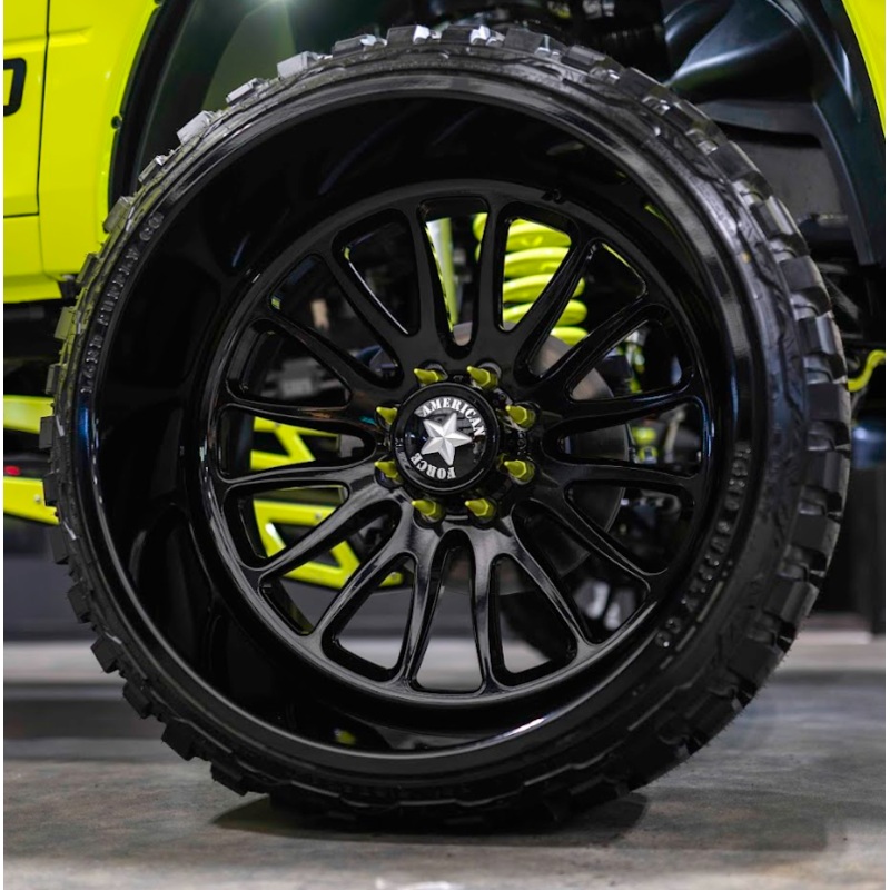 2023 Ram 2500 Laramie Megacab Cummins – American Force Nemesis Concave Wheels Pre-Mounted on Fury M/T Tires