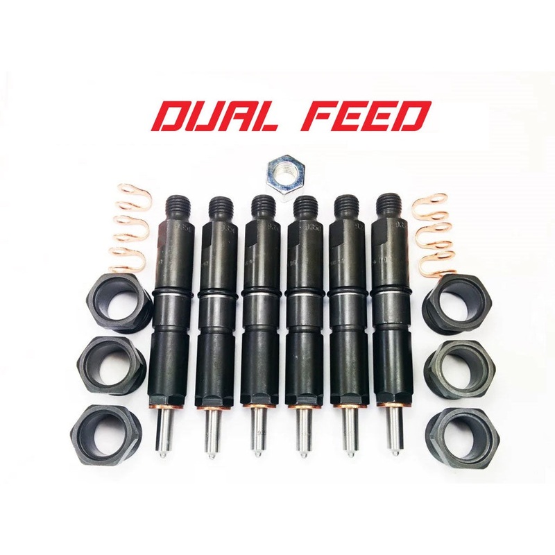 94-98 5.9L 12V Custom Dual Feed Injector Set – Dynomite Diesel
