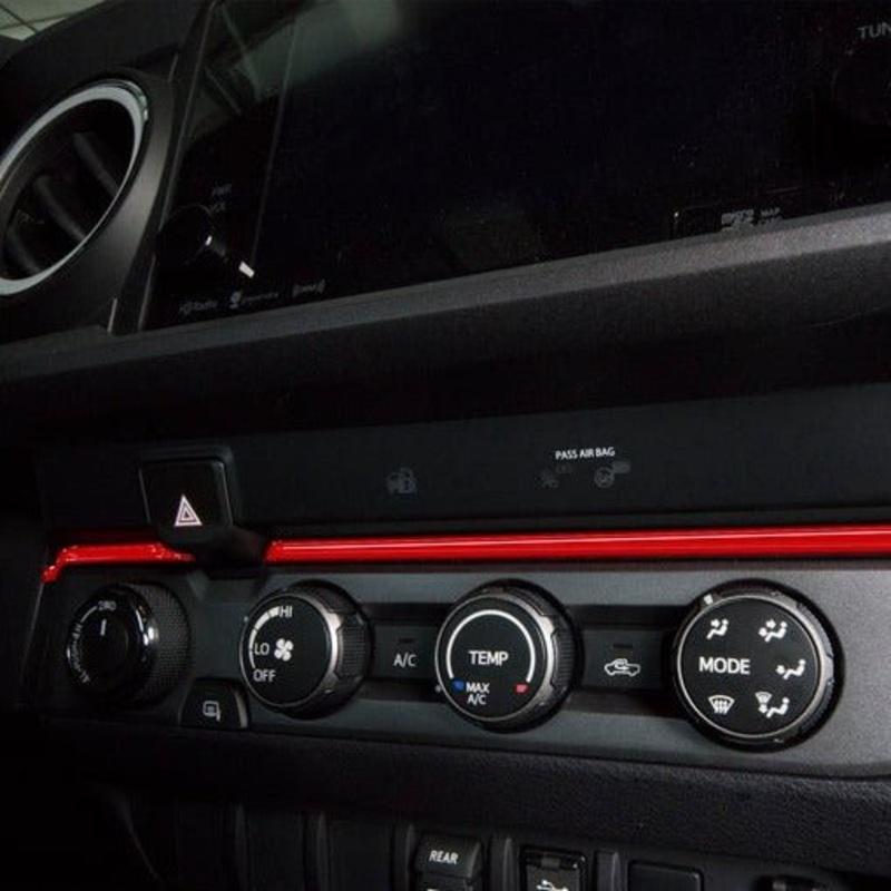 Tufskinz Strip Above Climate Control Accent Trim for Tacoma (2016-2023)