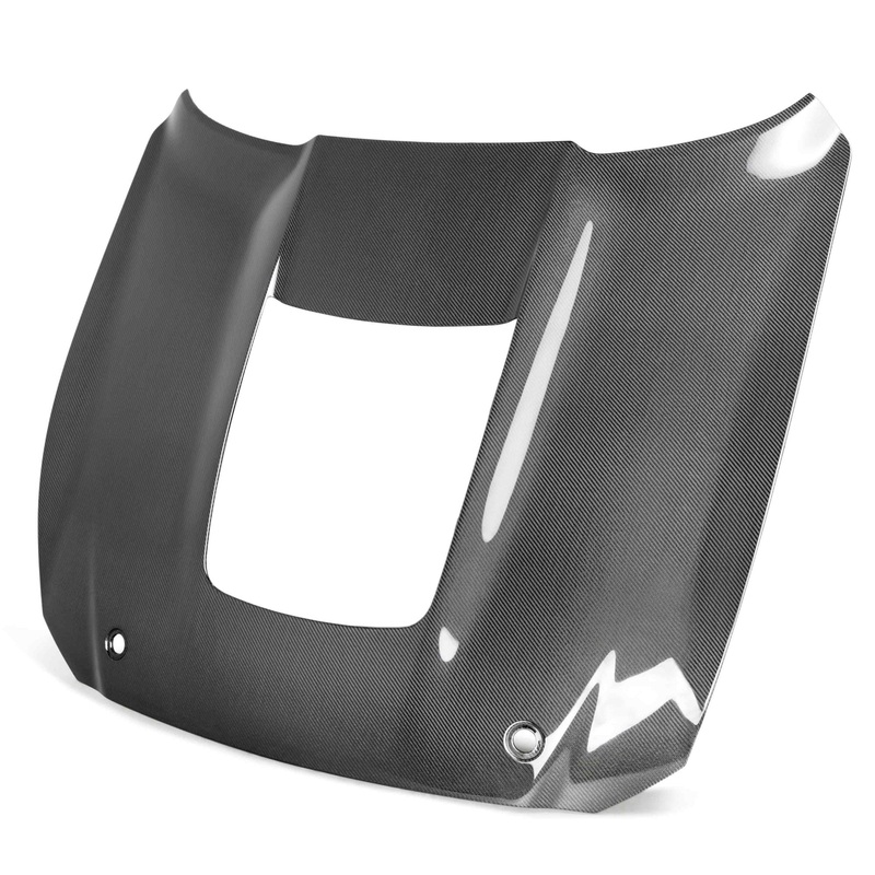 2020 – 2021 Mustang Shelby GT500 Double Sided Carbon Fiber Hood