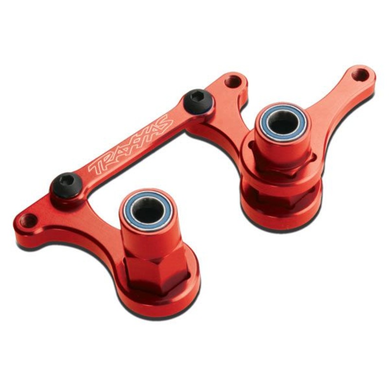Traxxas Bellcranks/Draglink Alum Red