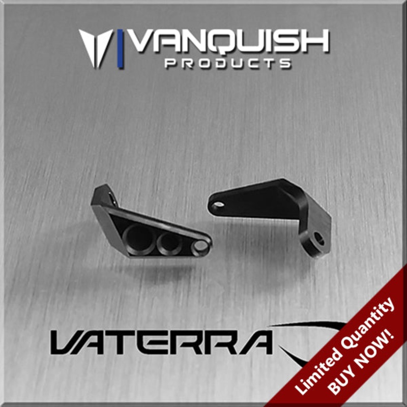 Vaterra Twin Hammer Front Bumper LED Mount Black Anodized Black