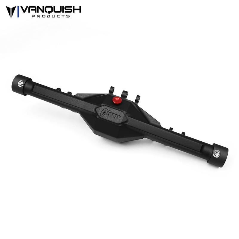 Currie F9 SCX10-II Rear Axle Black Anodized Black