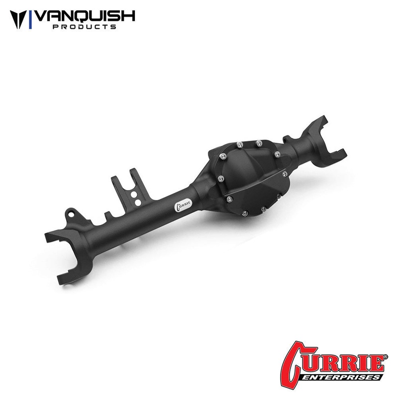 Currie VS4-10 D44 Front Axle Black Anodized Black