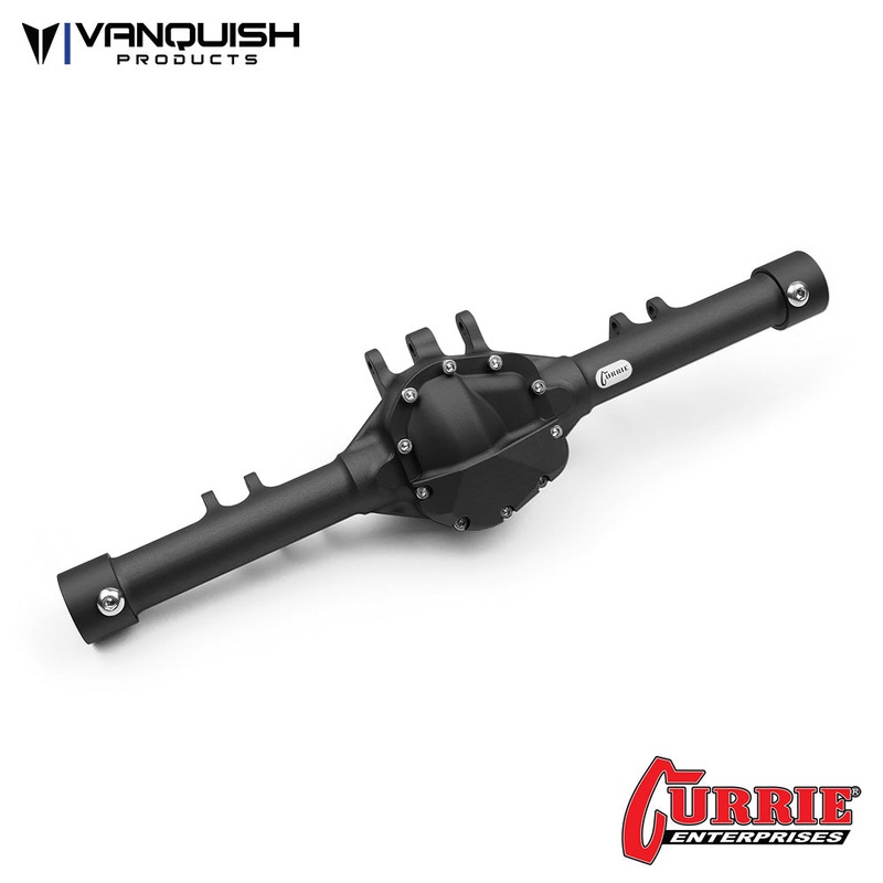 Currie VS4-10 D44 Rear Axle Black Anodized Black