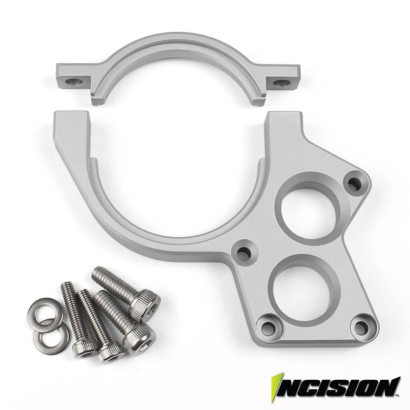 Incision Yeti/RR10 Motor Plate Clear Anodized Clear
