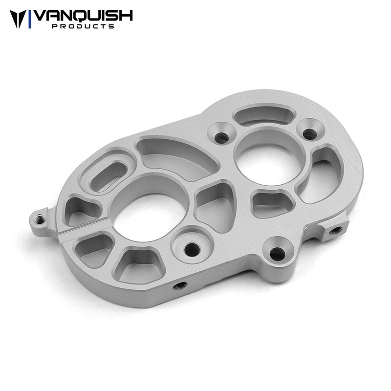 SCX10-II Motor Plate Clear Anodized Clear