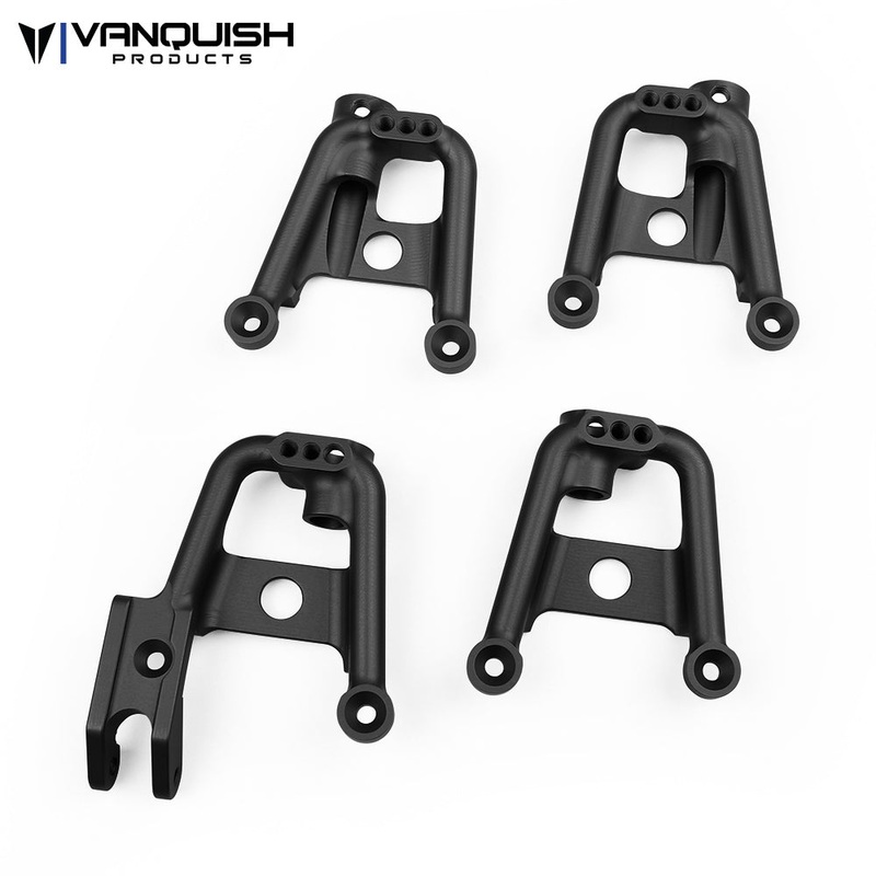 SCX10-II Shock Hoops Black Anodized Black